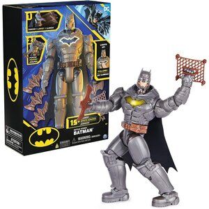DC Comics, Battle Strike Batman 12-inch Action Figure 5 Accessories  20+ Sounds